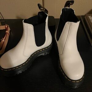 Doc Martens quad platform Chelsea boots